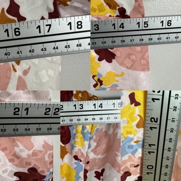 Sezane 100% Silk Sollie Maxi Dress Floral Watercolour Size 36 French US 4 Boho - Picture 13 of 15